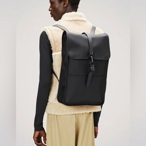 RAINS waterproof backpack | Black | 15” laptop